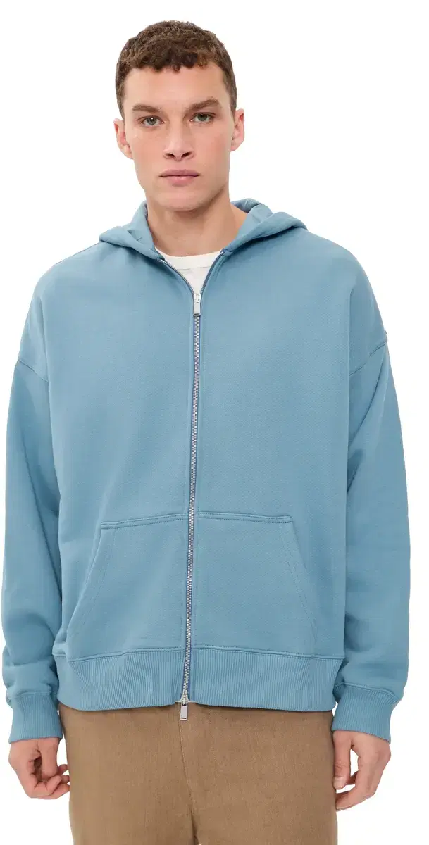 Coastal Zip Hoodie Bayou Blue