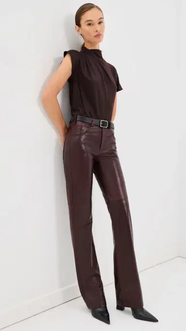 Nili Lotan Joan Leather Pants | Thumbnail 5 Nili Lotan Joan Leather Pants | Thumbnail 5