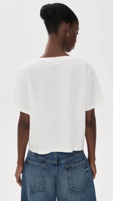 Askk NY Shrunken V Neck Tee | Thumbnail 3