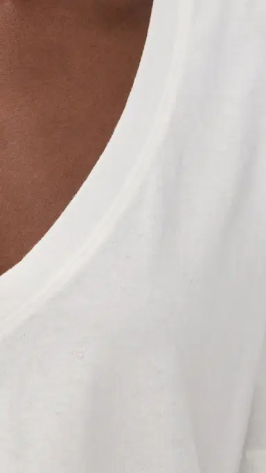 Askk NY Shrunken V Neck Tee | Thumbnail 6
