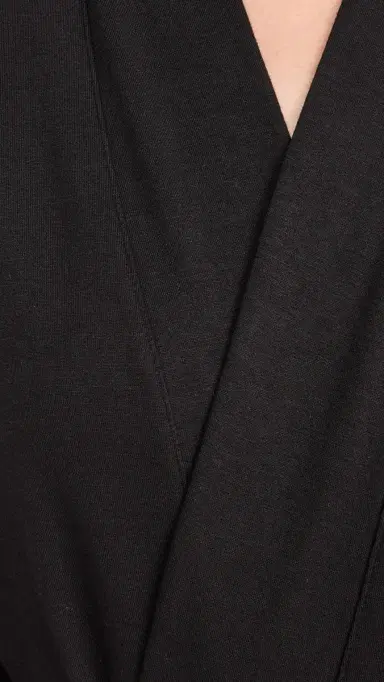 PJ Salvage Jammie Robe Black | Thumbnail 6