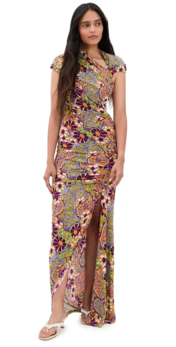 ALÉMAIS Joanna Midi Dress Multi