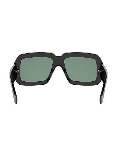LOEWE Women's x Paula's Ibiza 56MM Square Sunglasses - Shiny Black Green | Thumbnail 5