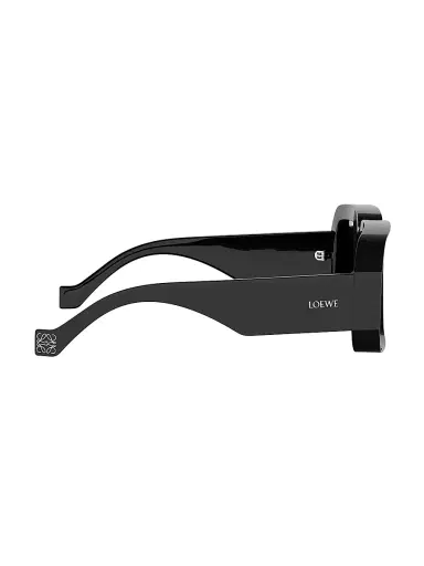 LOEWE Women's x Paula's Ibiza 56MM Square Sunglasses - Shiny Black Green | Thumbnail 7