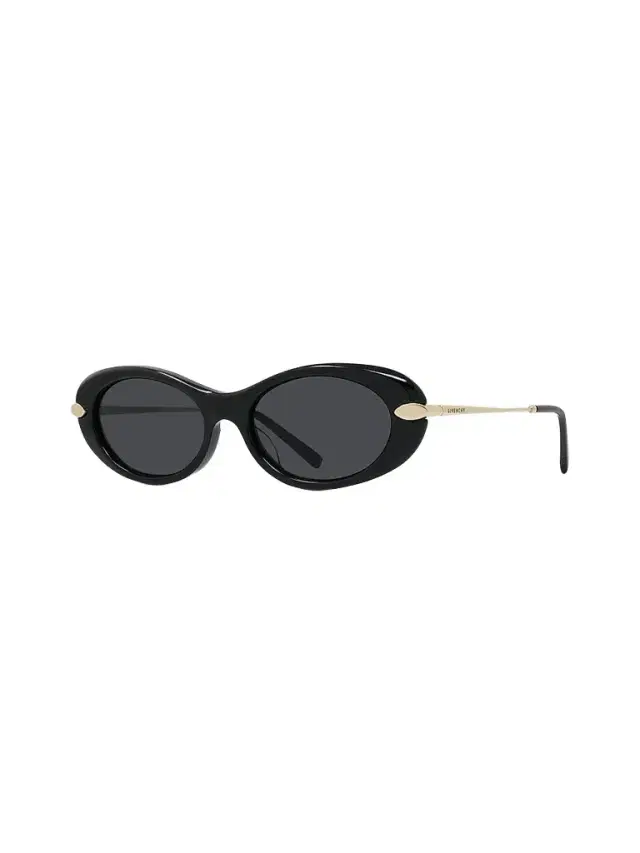 Givenchy Women's Bold 52MM Oval Sunglasses - Gold Black