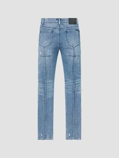 RTA Men's Curva Ultra Clayton Skinny Jeans - Soft Indigo | Thumbnail 2
