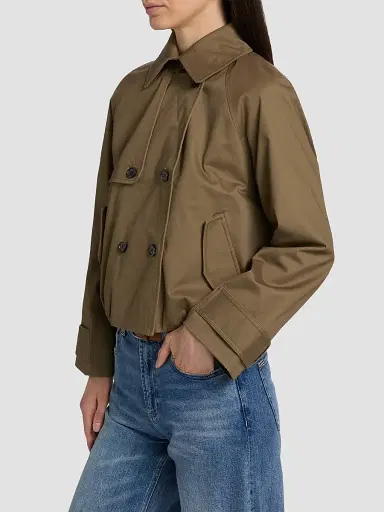 RAILS Women's Jett Double-Breasted Trench Coat - Olive - Size XS | Thumbnail 4 RAILS Women's Jett Double-Breasted Trench Coat - Olive - Size XS | Thumbnail 4