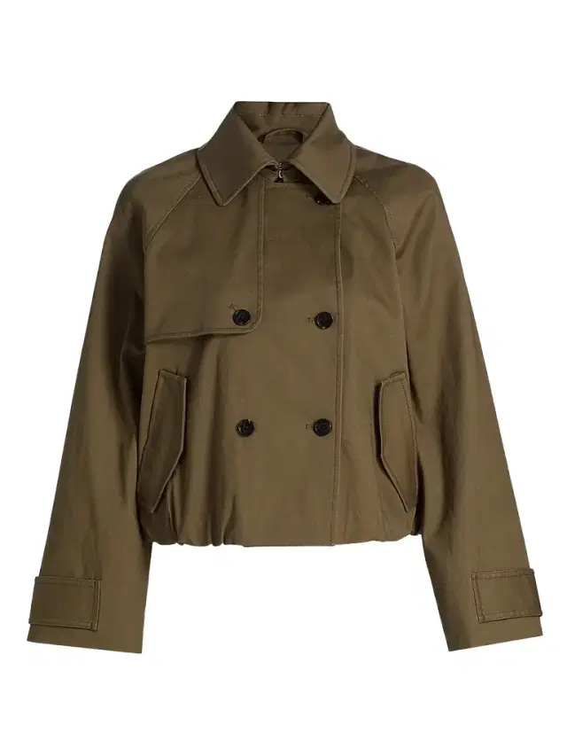 RAILS Women's Jett Double-Breasted Trench Coat - Olive - Size XS