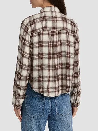 RAILS Women's Malin Plaid Shirt - Birch Hickory - Size XS | Thumbnail 5