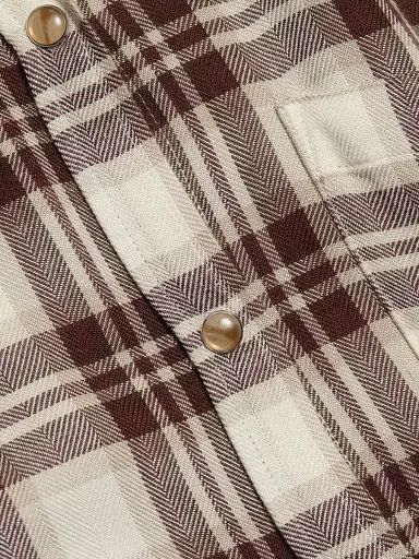 RAILS Women's Malin Plaid Shirt - Birch Hickory - Size XS | Thumbnail 7