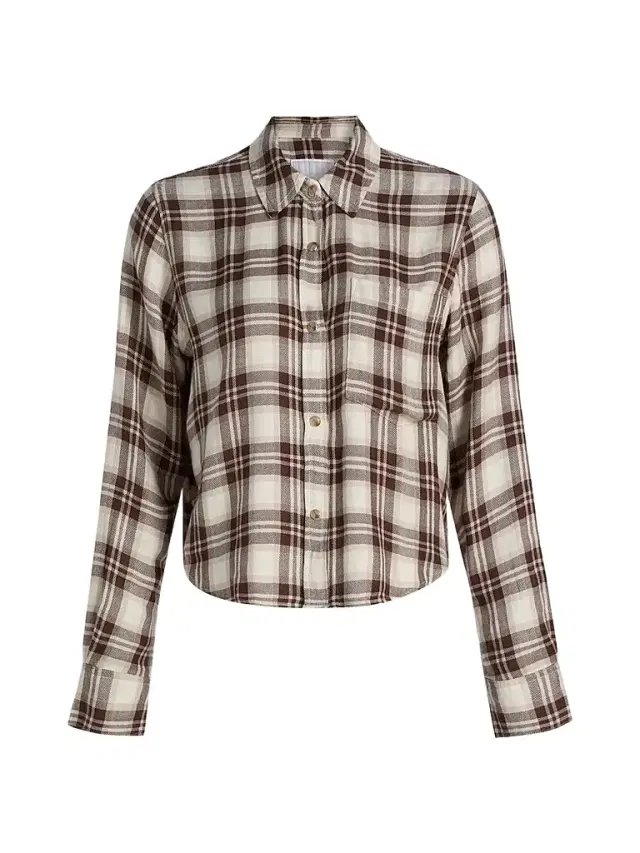 RAILS Women's Malin Plaid Shirt - Birch Hickory - Size XS
