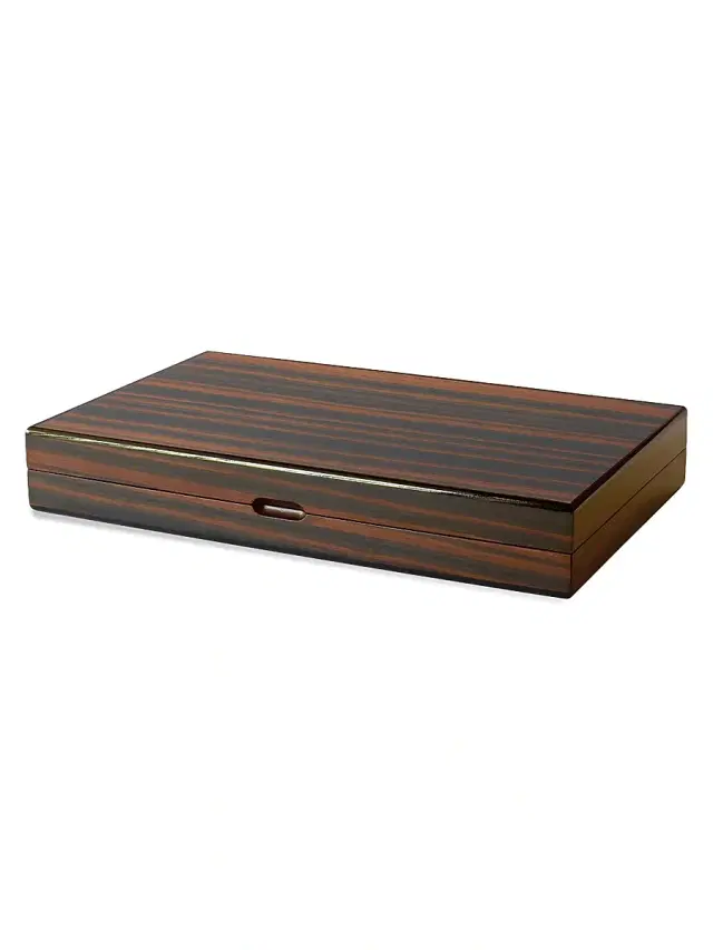 Tizo Tigerwood Backgammon Set - Ebony