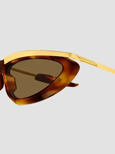 Bottega Veneta Women's Prisma 58MM Cat-Eye Sunglasses - Havana | Thumbnail 3