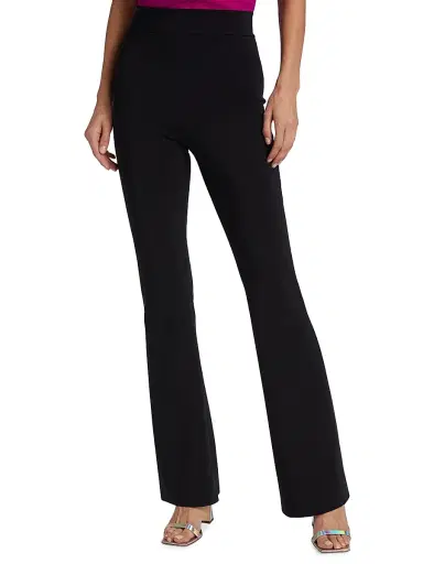 Chiara Boni La Petite Robe Women's Venus High-Waisted Flare Pants | Thumbnail 3 Chiara Boni La Petite Robe Women's Venus High-Waisted Flare Pants | Thumbnail 3