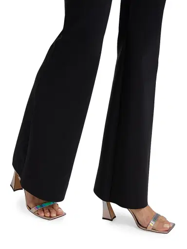 Chiara Boni La Petite Robe Women's Venus High-Waisted Flare Pants | Thumbnail 6 Chiara Boni La Petite Robe Women's Venus High-Waisted Flare Pants | Thumbnail 6