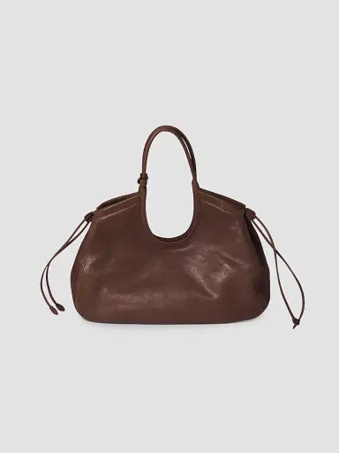 Miu Miu Women's Ivy Nappa Leather Shopping Bag - Dark Brown | Thumbnail 3