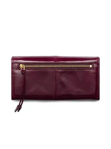Prada Women's Leather Wallet - Dark Red | Thumbnail 3
