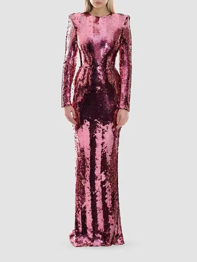 Zhivago Women's The Past Returns Sequin Gown - Mauve - Size 10 | Thumbnail 2
