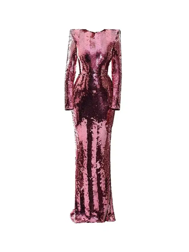 Zhivago Women's The Past Returns Sequin Gown - Mauve - Size 10