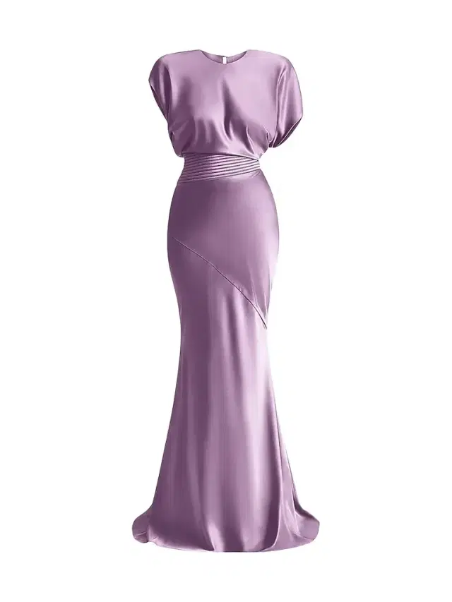 Zhivago Women's Bond Satin Mermaid Gown - Mauve - Size 14