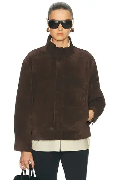 NILI LOTAN Cirque Suede Jacket