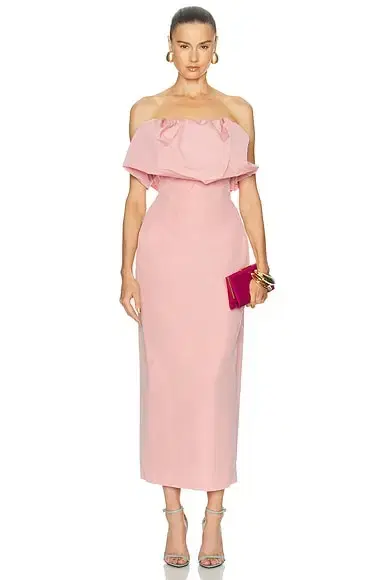Magda Butrym Strapless Midi Dress