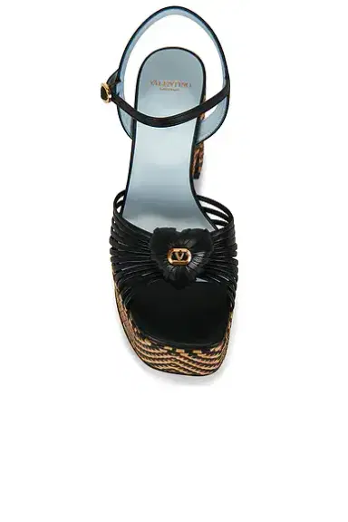 Valentino Garavani Coeur Royal Wedge Espadrilles | Thumbnail 4