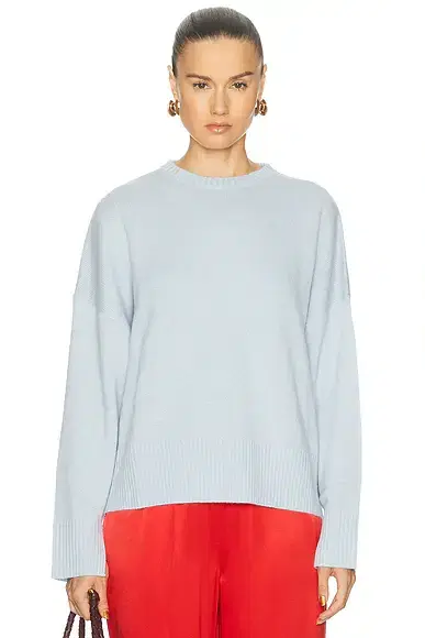 Loulou de Saison Anton Long Sleeve Crewneck Sweater