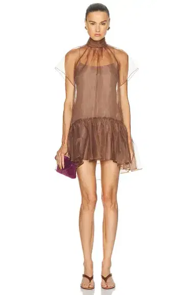 Simkhai Beaux Tiered Mini Dress | Thumbnail 1 Simkhai Beaux Tiered Mini Dress | Thumbnail 1