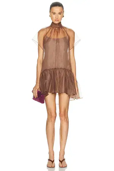 Simkhai Beaux Tiered Mini Dress