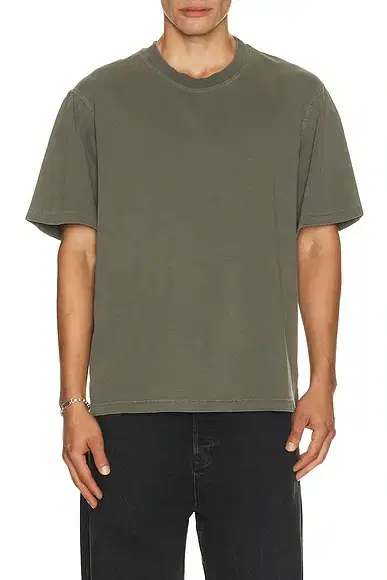 AGOLDE Asha Mock Neck Tee