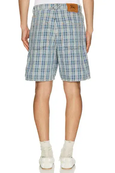 Burberry Douglas Check Denim Short | Thumbnail 2 Burberry Douglas Check Denim Short | Thumbnail 2