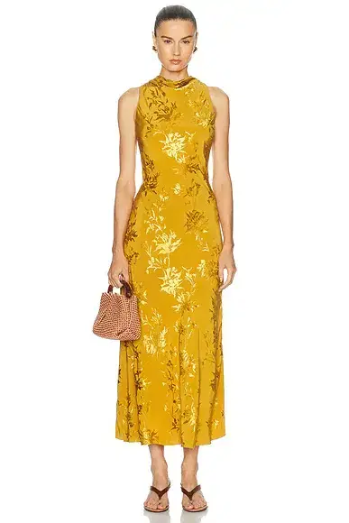 Hemant & Nandita Cowl Midi Dress