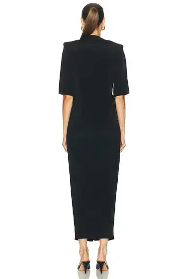Loulou de Saison Willa Gathered Midi Dress | Thumbnail 3 Loulou de Saison Willa Gathered Midi Dress | Thumbnail 3