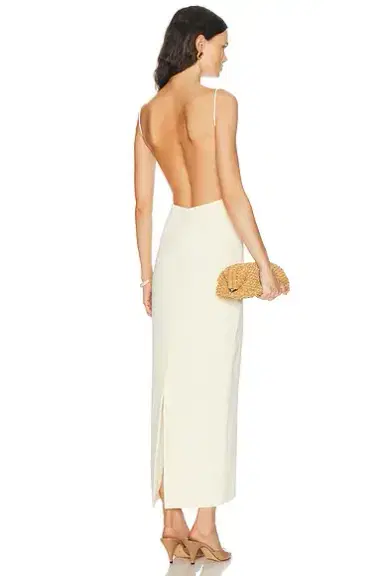 EAVES x Blake Evin Dani Polished Crepe Maxi Dress | Thumbnail 3