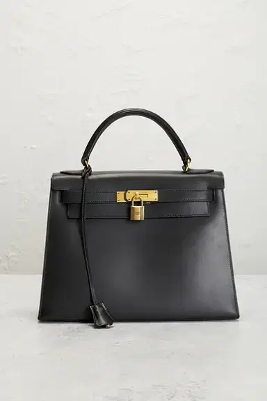 HERMÈS 1976 Box Kelly 28 Handbag | Thumbnail 2