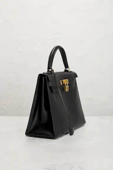 HERMÈS 1976 Box Kelly 28 Handbag | Thumbnail 4