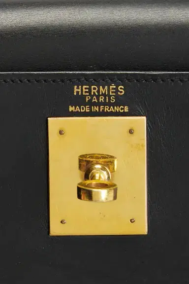 HERMÈS 1976 Box Kelly 28 Handbag | Thumbnail 6
