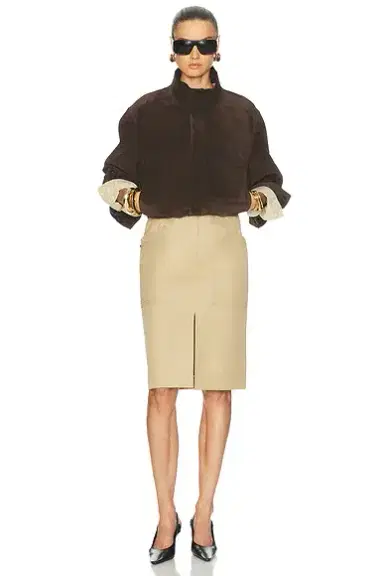 Carolina Herrera Twill Pencil Skirt | Thumbnail 5 Carolina Herrera Twill Pencil Skirt | Thumbnail 5