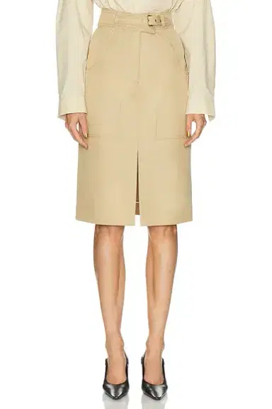 Carolina Herrera Twill Pencil Skirt | Thumbnail 1 Carolina Herrera Twill Pencil Skirt | Thumbnail 1