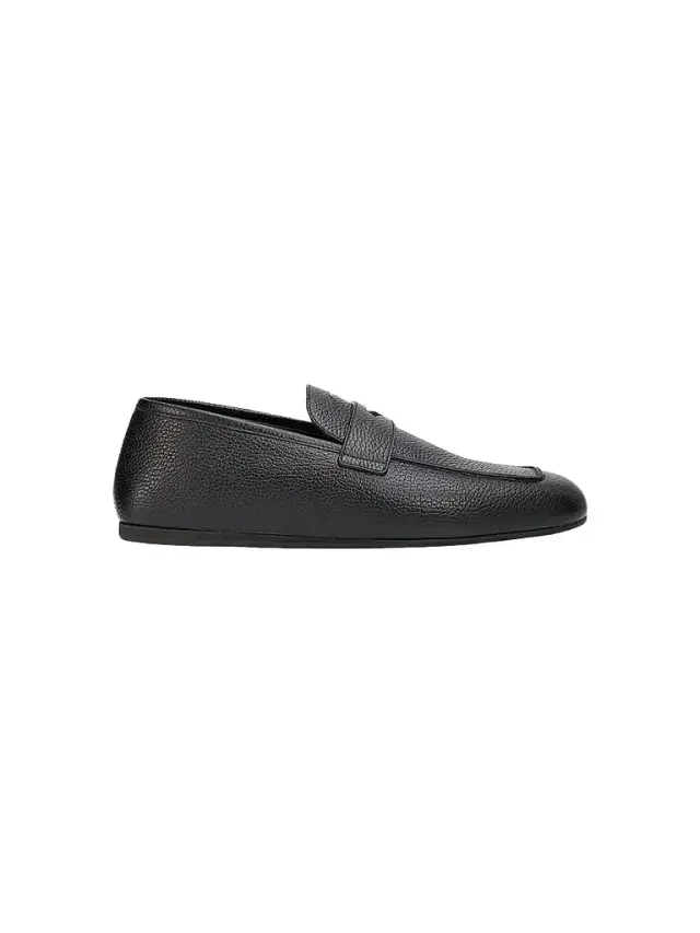Giuseppe Zanotti Men's Rupert Leather Penny Loafers - Nero - Size 13