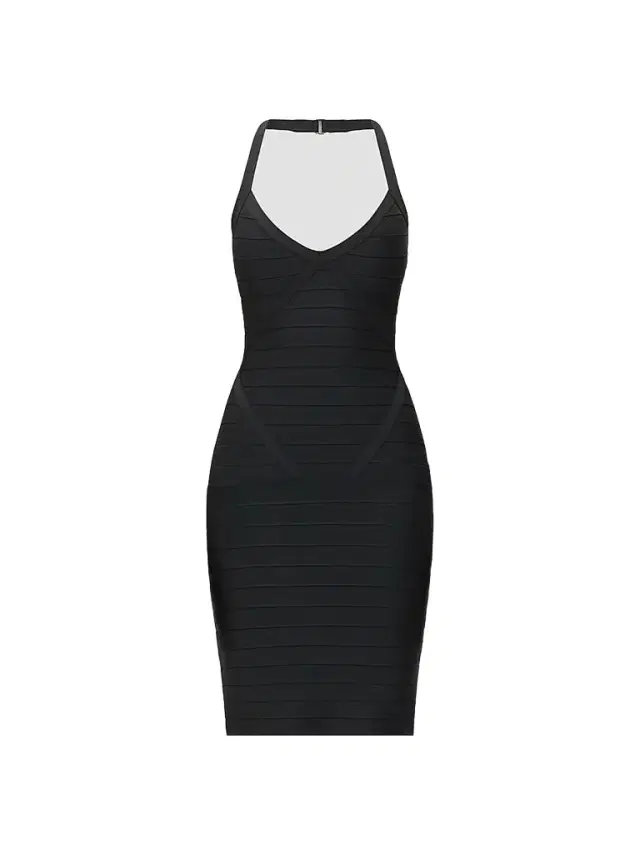 Hervé Léger Women's 40th Anniversary The Opening Night Knee-Length Dress - Black
