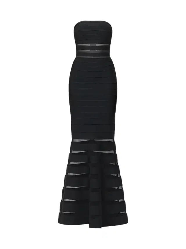 Hervé Léger Women's The Kate Strapless Gown - Black