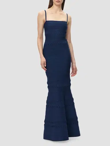 Hervé Léger Women's The Caitlin Gown - Storm | Thumbnail 2 Hervé Léger Women's The Caitlin Gown - Storm | Thumbnail 2