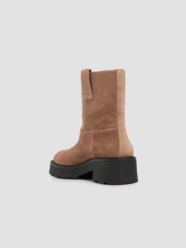 Stuart Weitzman Women's Ren Suede Lug Sole Booties | Thumbnail 4 Stuart Weitzman Women's Ren Suede Lug Sole Booties | Thumbnail 4
