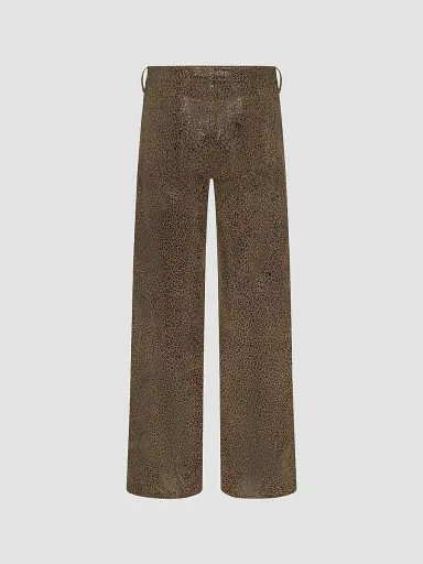 Frame Women's Le Slim Palazzo Leopard-Print Jeans | Thumbnail 7