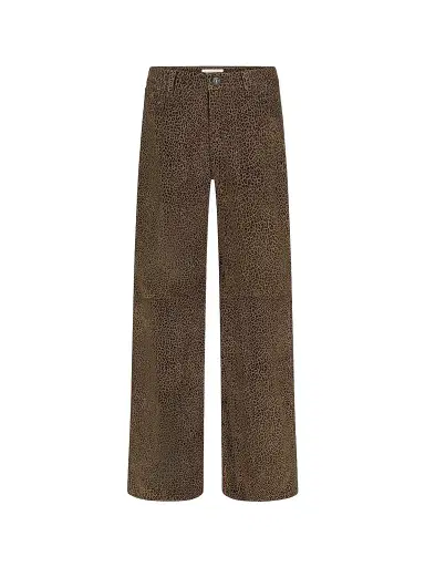 Frame Women's Le Slim Palazzo Leopard-Print Jeans | Thumbnail 1