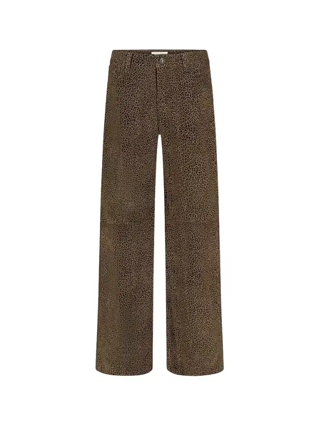 Frame Women's Le Slim Palazzo Leopard-Print Jeans