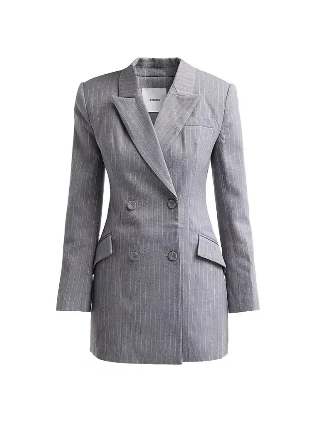 AKNVAS Women's Zoe Blazer Mini Dress - Grey White