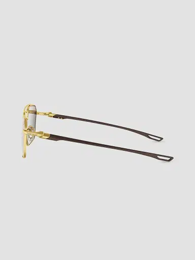 TAG Heuer Women's Mini Vingt 57MM Aviator Sunglasses - Brown Gold | Thumbnail 3